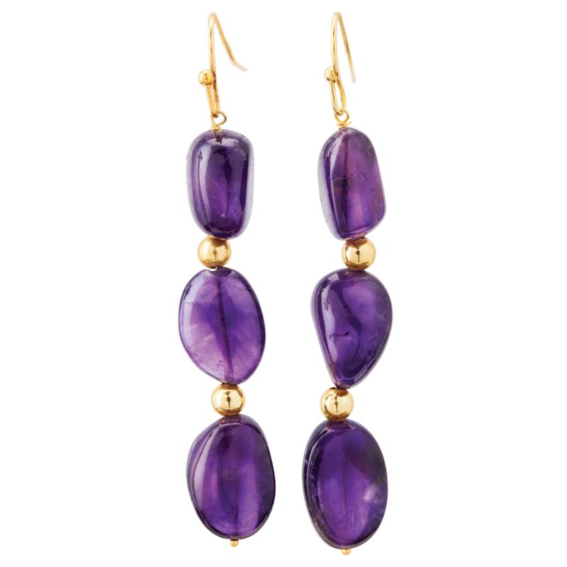 Lusso Amethyst Earrings